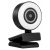 Webcam 1080P,Mini Webcam con autoenfoque,Micrófono incorporado,con anillo de luz,para vídeo/transmisión en directo/videoconferencia