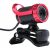 Webcam de sobremesa, cámara web USB 2.0, cámara de portátil, para PC portátil,rojo – rojo